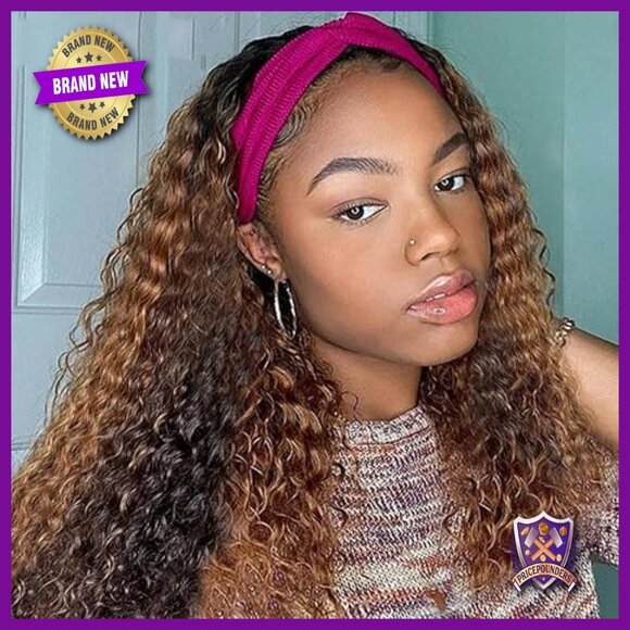 Human Hair Headband Wig Glueless Deep Wave 18 Inch Wear and Go main image 6